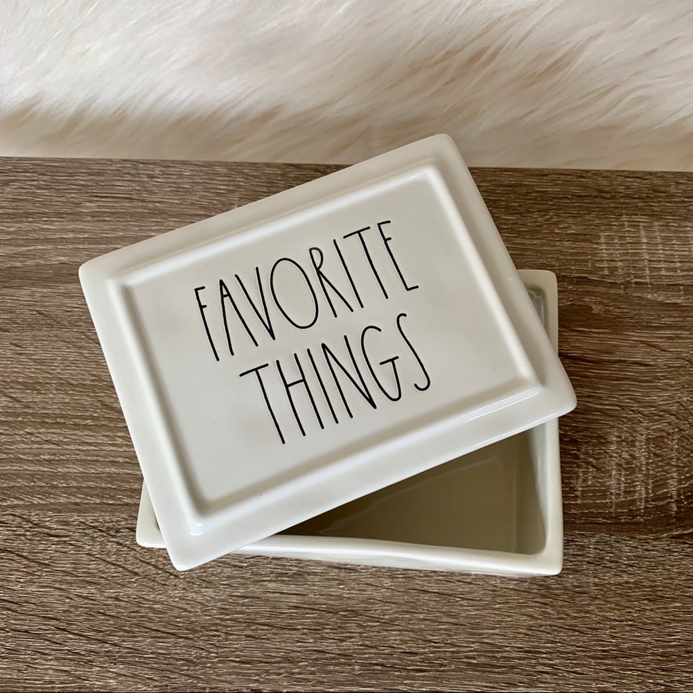 Rae Dunn “Favorite Things” Jewelry Box